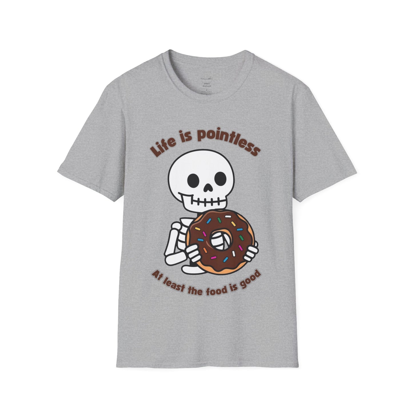 Life is Pointless Skeleton T-Shirt - Unisex Softstyle Tee