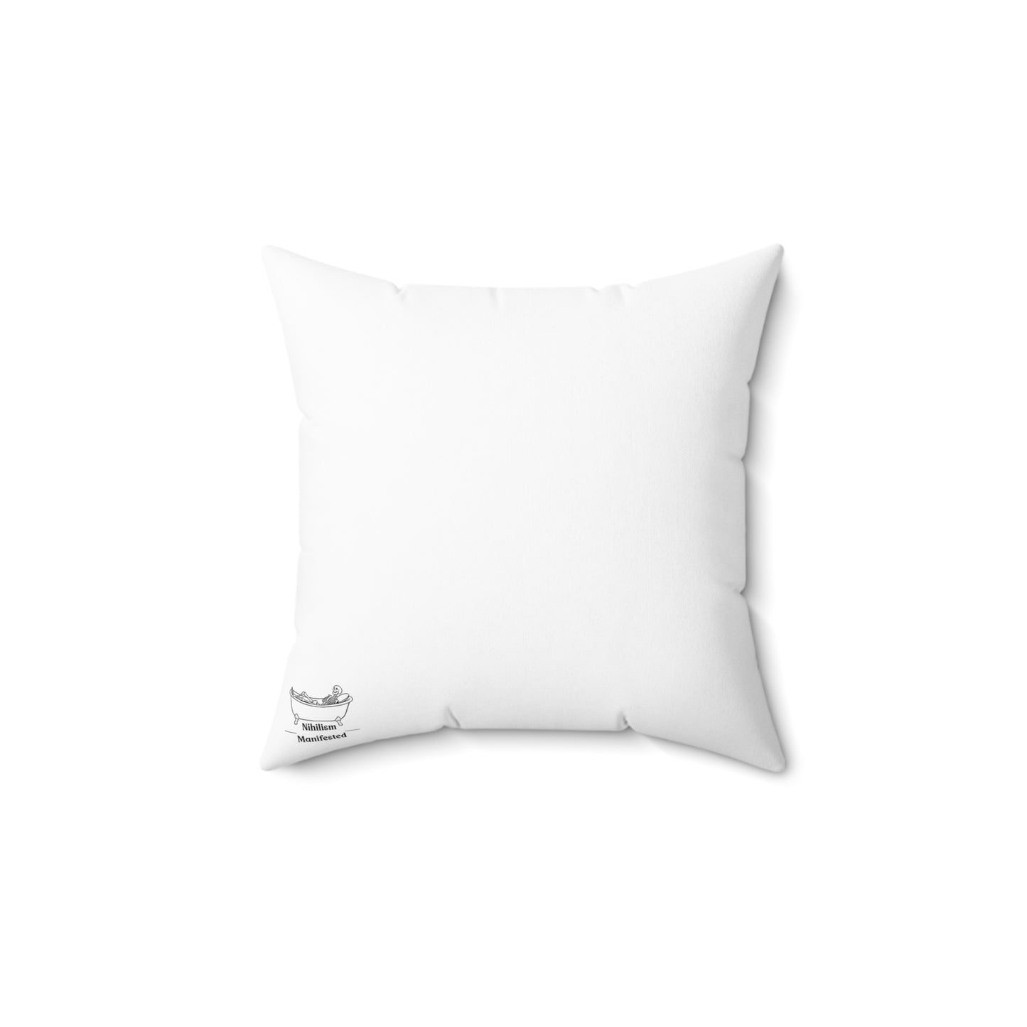 Life is Pointless Skeleton Pillow - Fun Halloween Decor & Gift