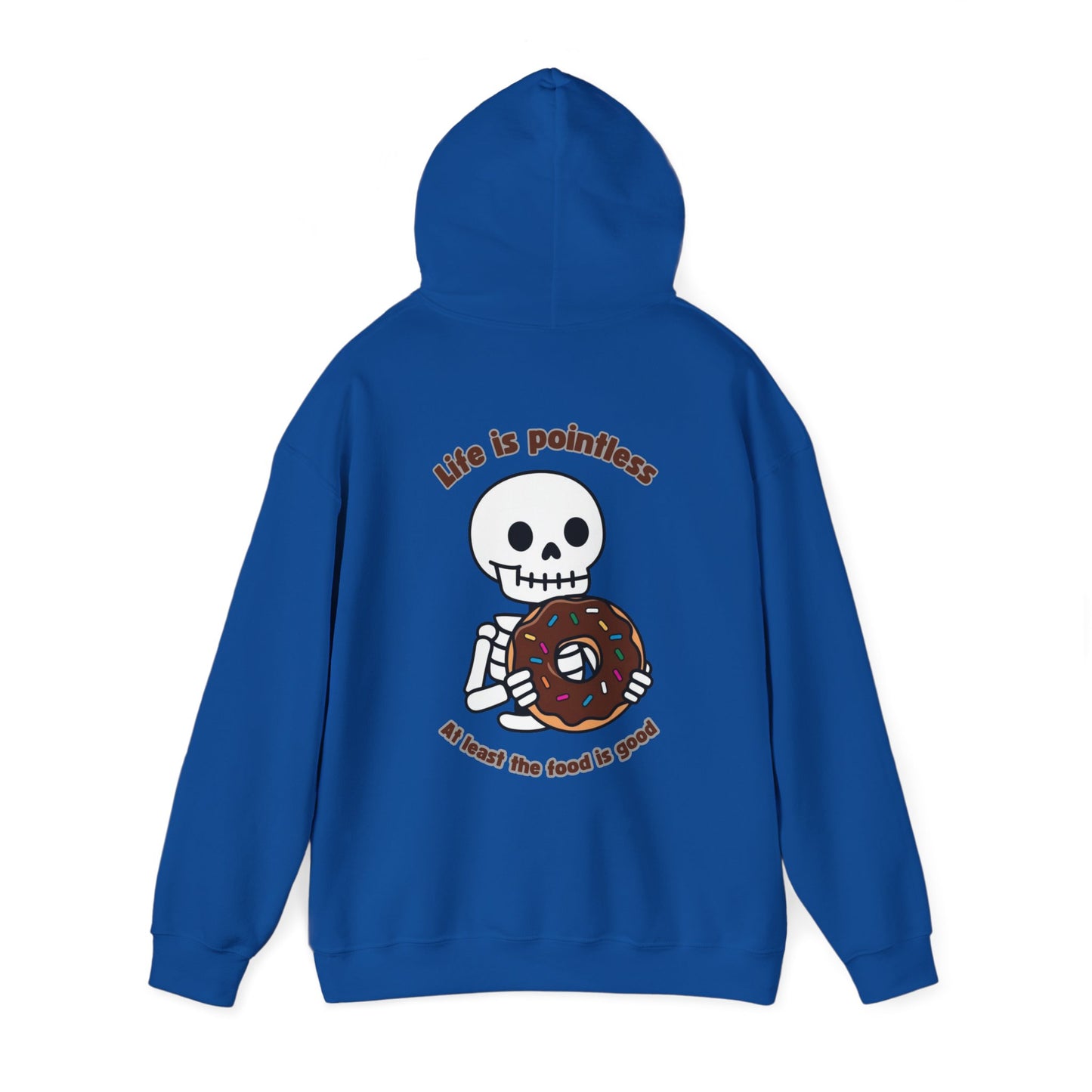Life is Sweet Skeleton Hoodie - Unisex Heavy Blend™ Sweatshirt for Halloween & Everyday Wear