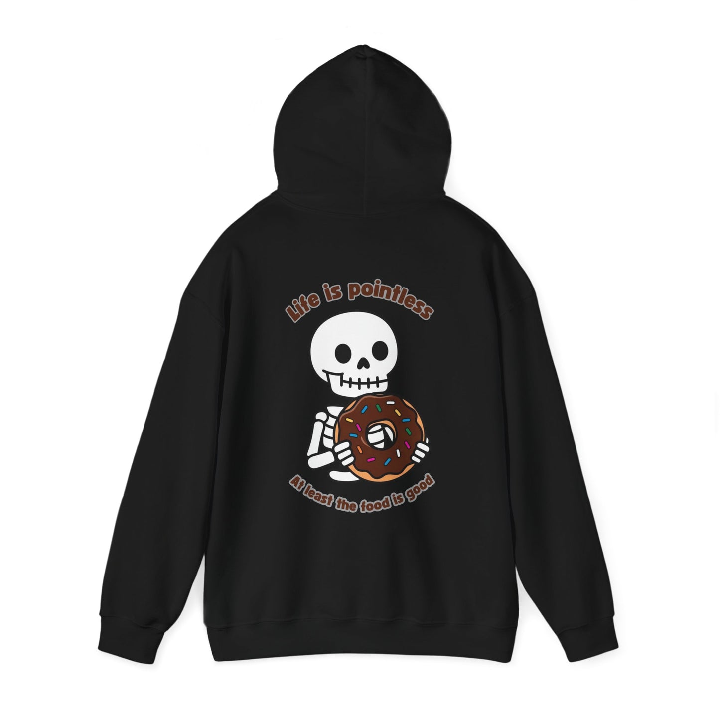 Life is Sweet Skeleton Hoodie - Unisex Heavy Blend™ Sweatshirt for Halloween & Everyday Wear