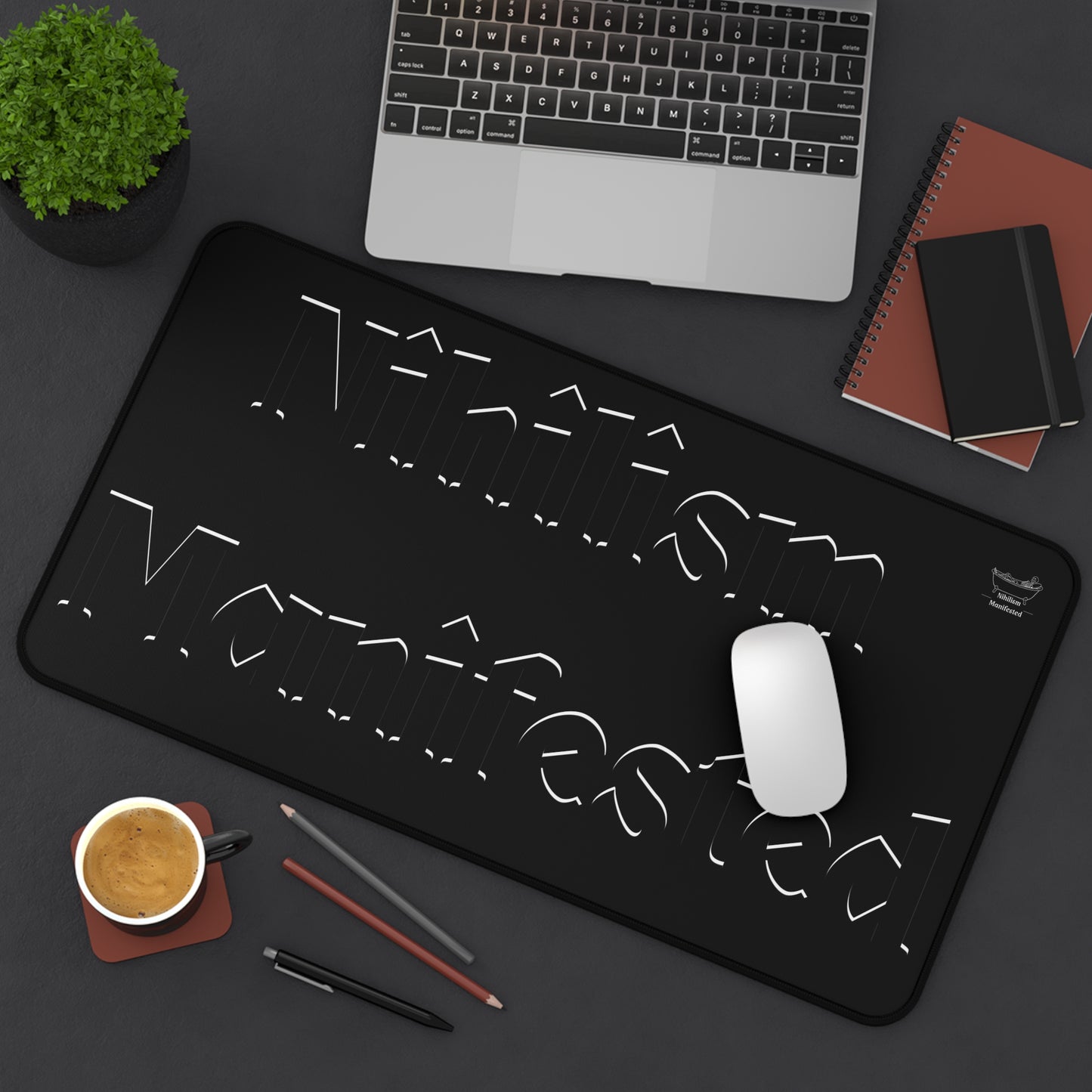Nihilism Manifested Desk Mat