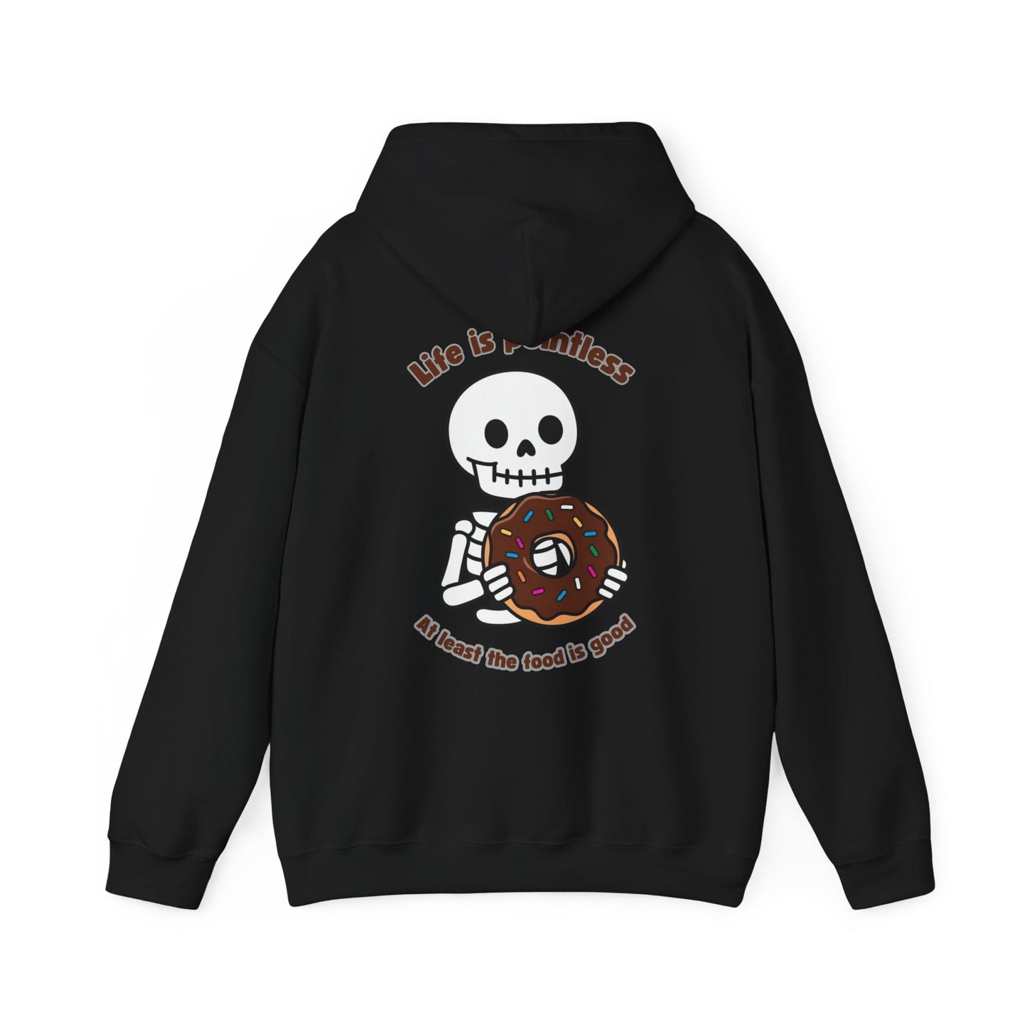 Life is Sweet Skeleton Hoodie - Unisex Heavy Blend™ Sweatshirt for Halloween & Everyday Wear