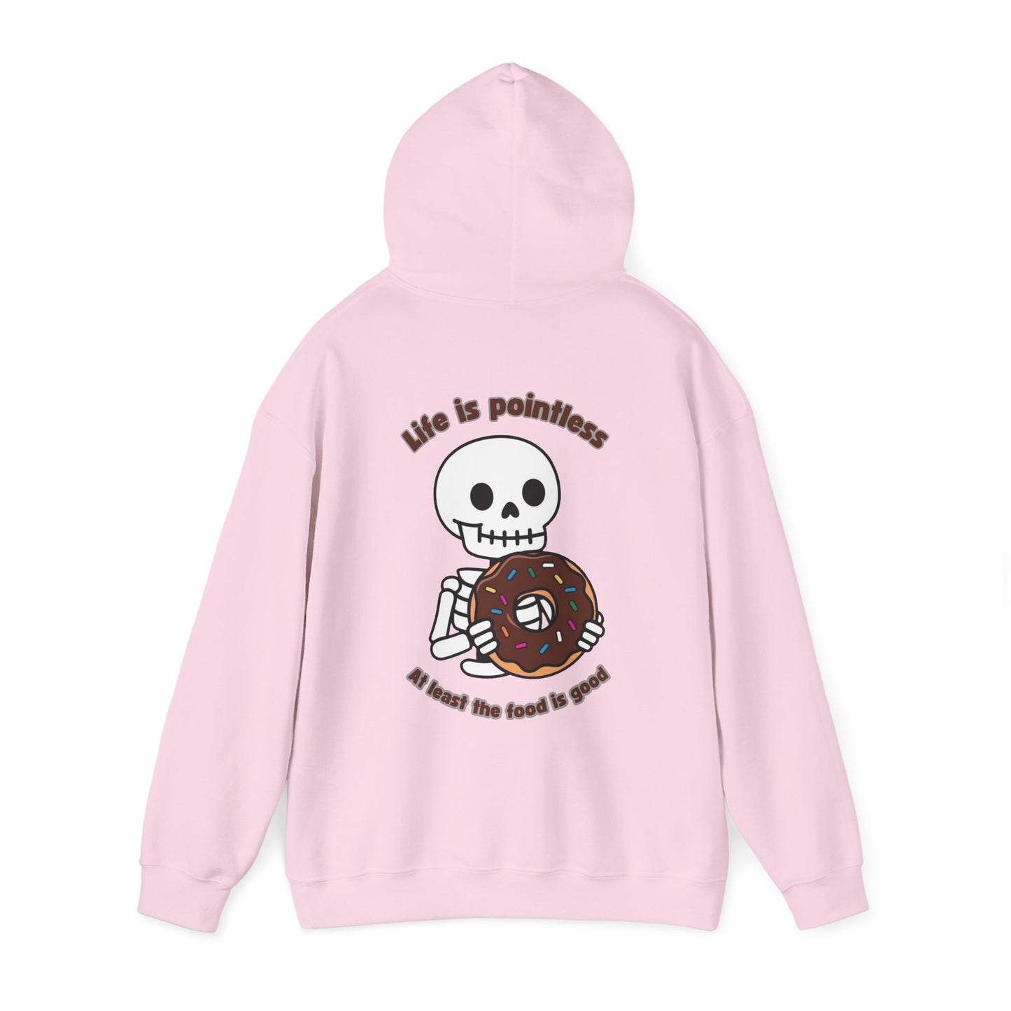 Life is Sweet Skeleton Hoodie - Unisex Heavy Blend™ Sweatshirt for Halloween & Everyday Wear