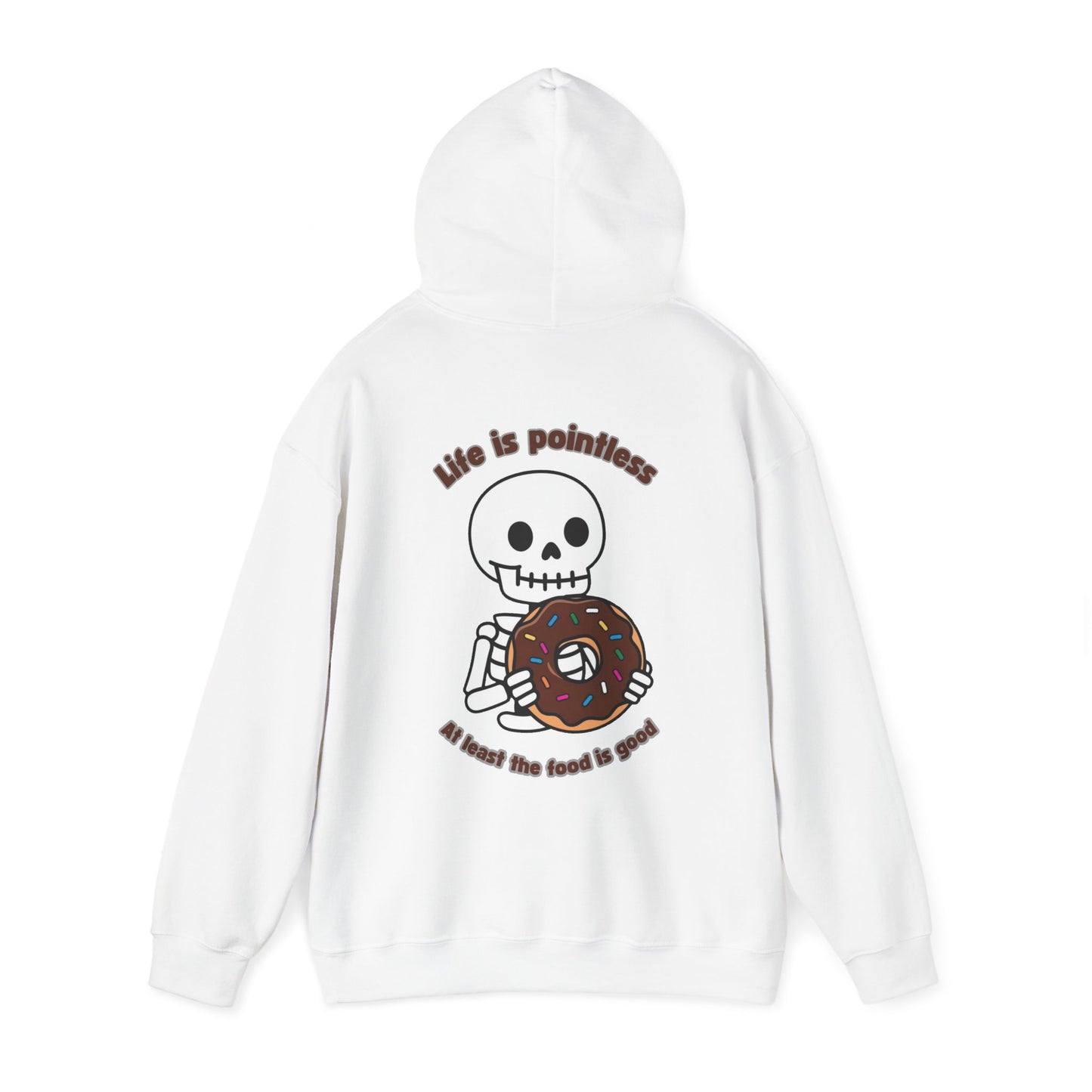 Life is Sweet Skeleton Hoodie - Unisex Heavy Blend™ Sweatshirt for Halloween & Everyday Wear