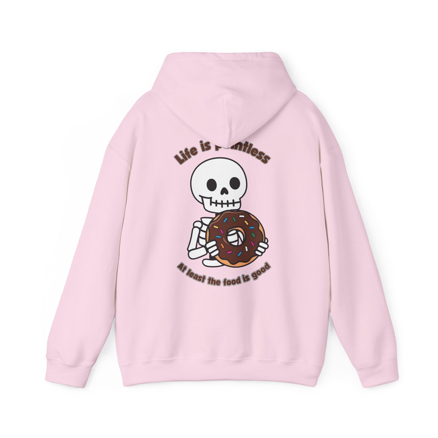 Life is Sweet Skeleton Hoodie - Unisex Heavy Blend™ Sweatshirt for Halloween & Everyday Wear