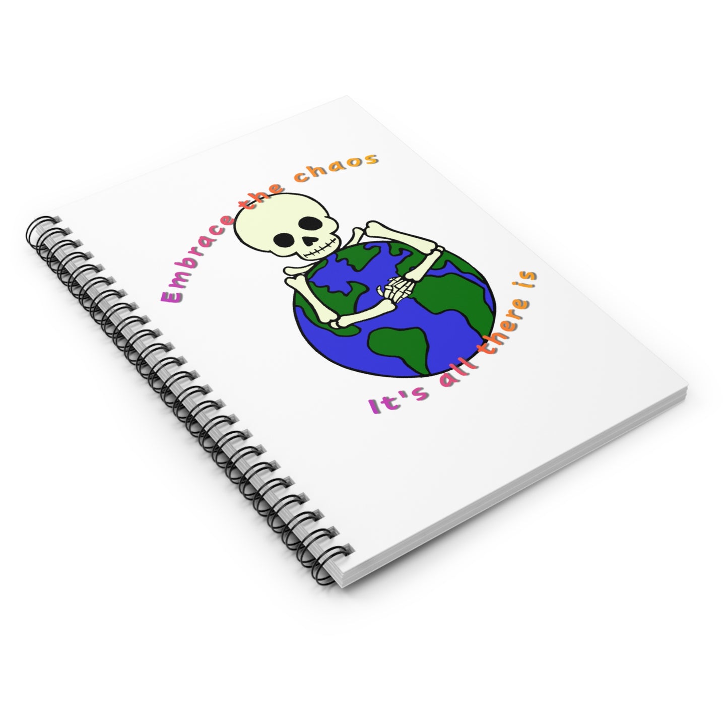 Embrace the Chaos Spiral Notebook - Creative Journal for Out-of-the-Box Thinkers