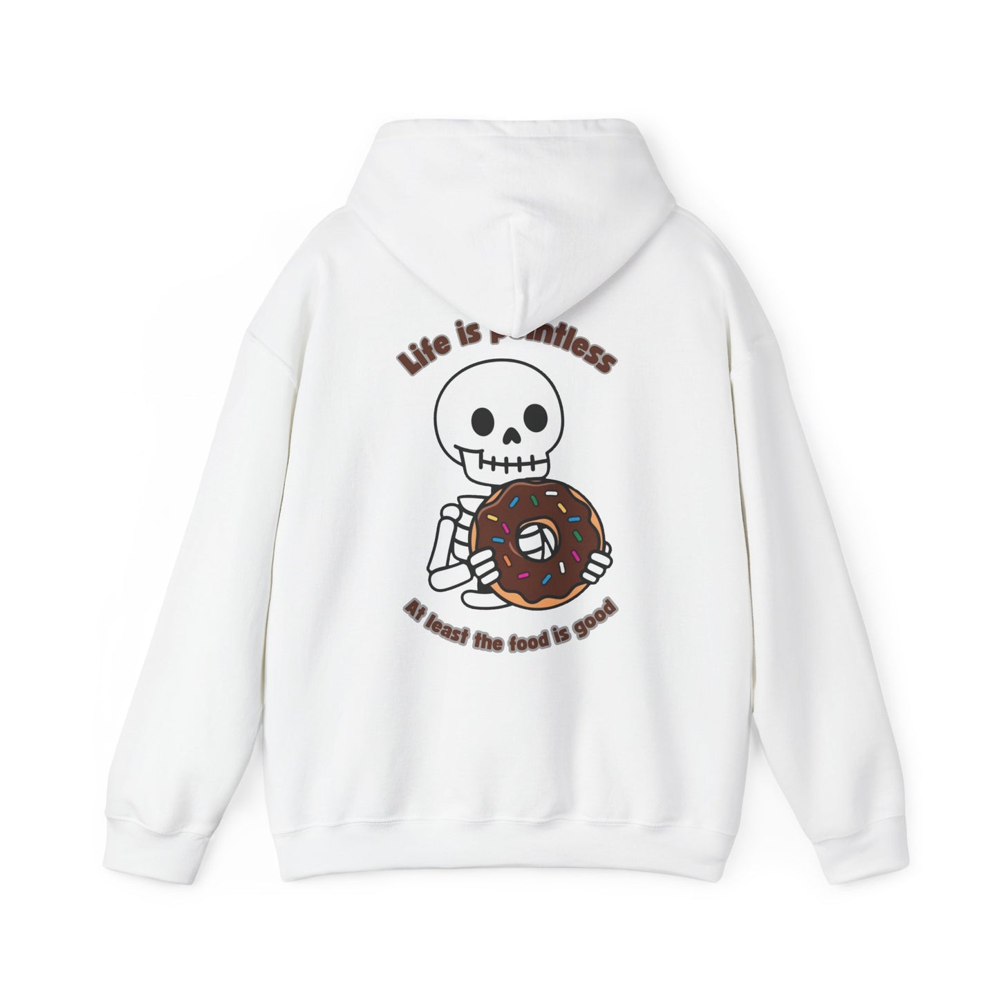 Life is Sweet Skeleton Hoodie - Unisex Heavy Blend™ Sweatshirt for Halloween & Everyday Wear