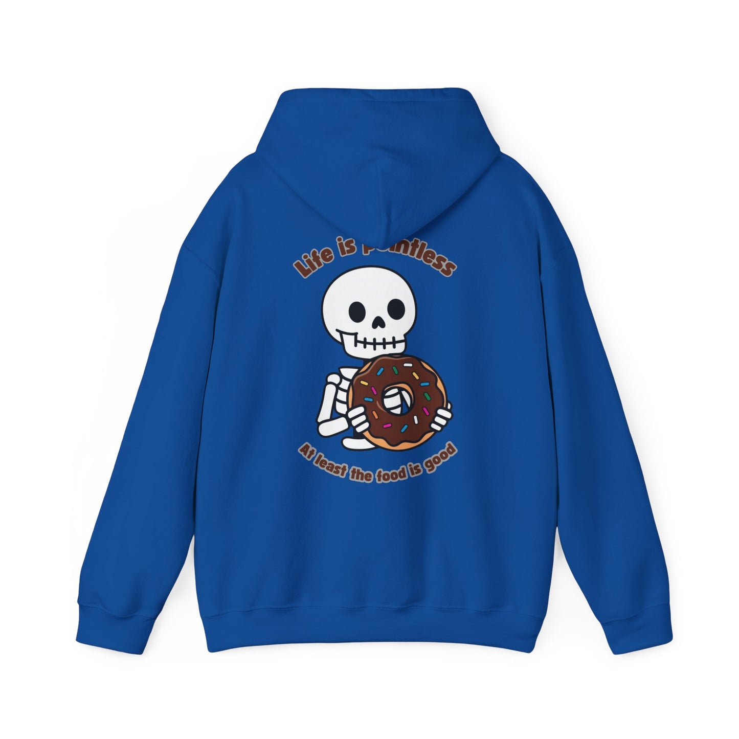 Life is Sweet Skeleton Hoodie - Unisex Heavy Blend™ Sweatshirt for Halloween & Everyday Wear